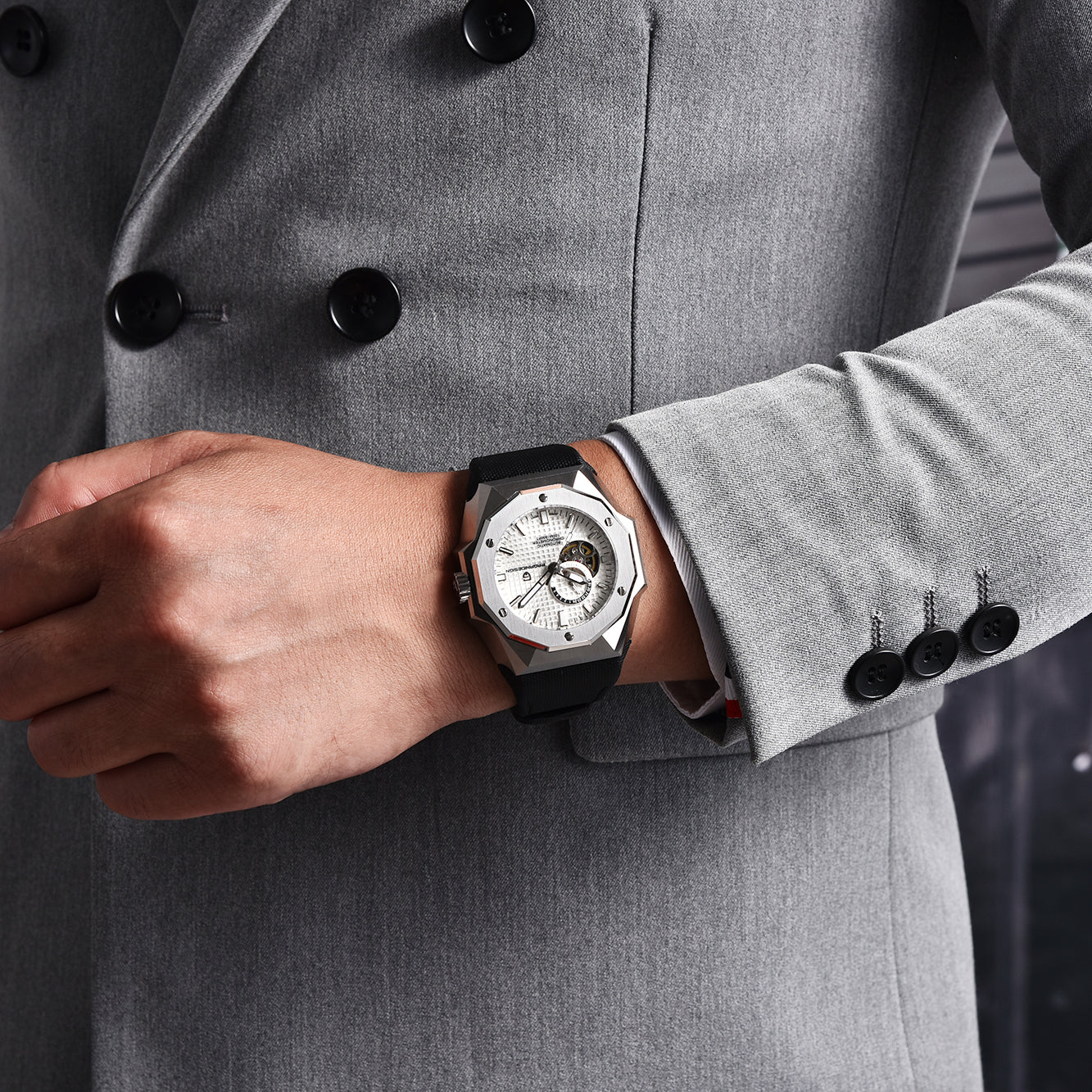 PAGANI DESIGN PD YS010 Men Automatic Watch Men Mechanical Wristwatch NH39A Movt Stainless steel sapphire glass Clock