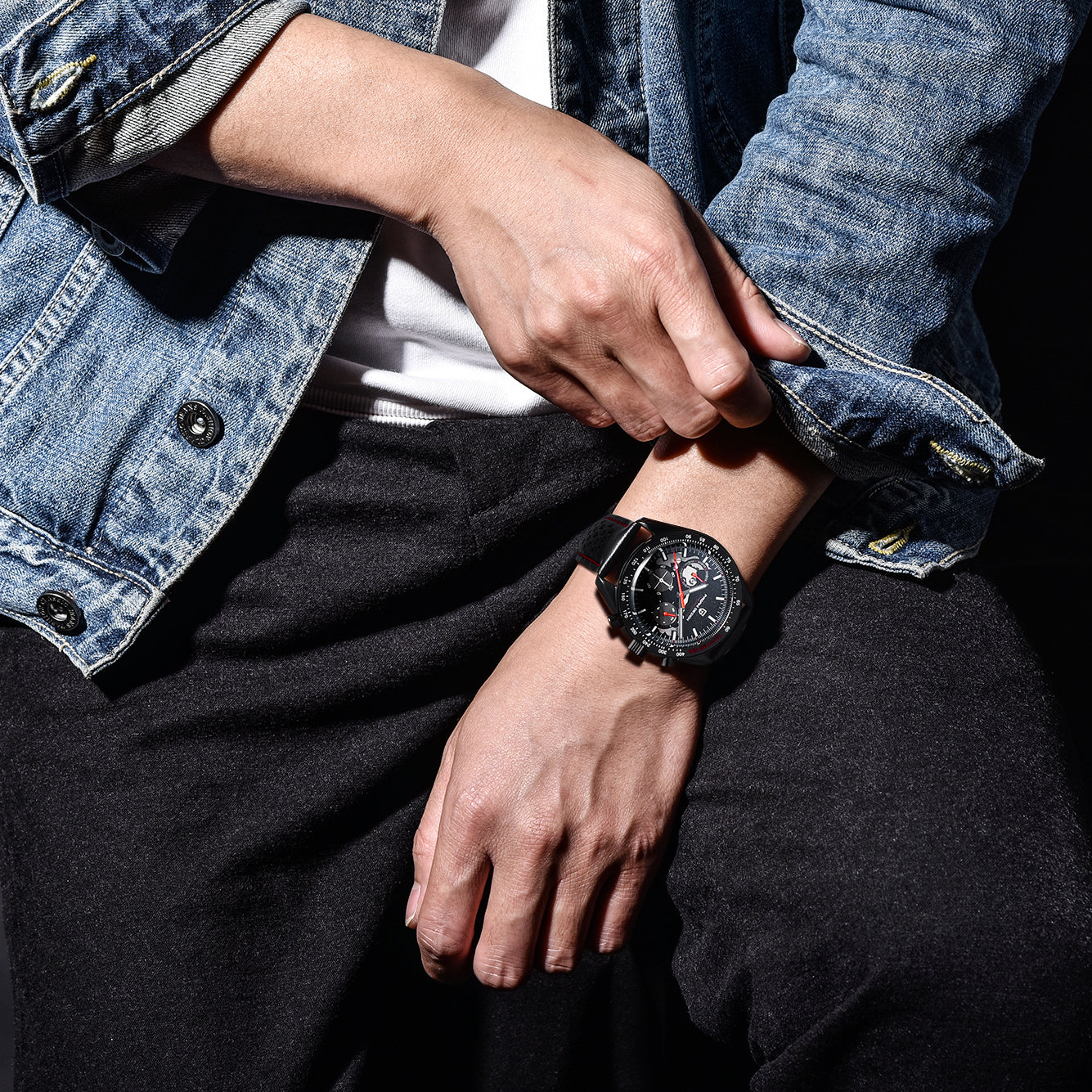 PAGANI DESIGN PD 1779Men's Quartz Watches New Release full Stainless Steel Waterproof Sports Chronograph Wrist Watch for Men