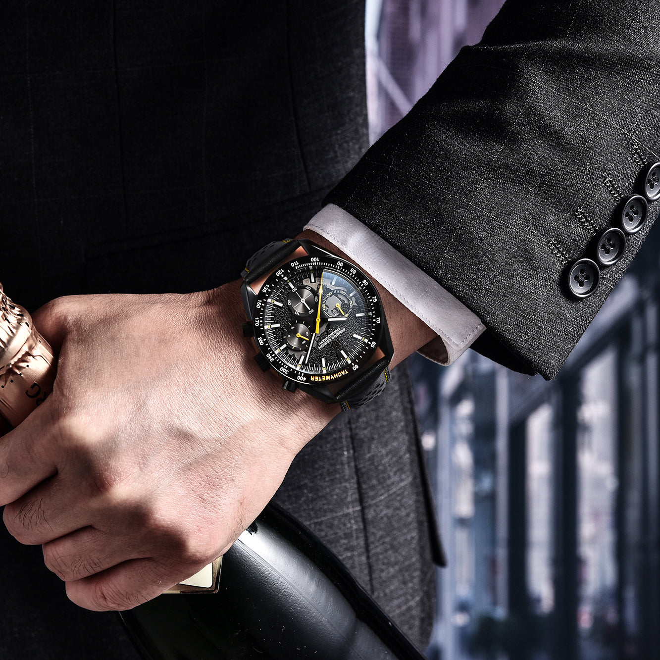 PAGANI DESIGN PD 1779Men's Quartz Watches New Release full Stainless Steel Waterproof Sports Chronograph Wrist Watch for Men