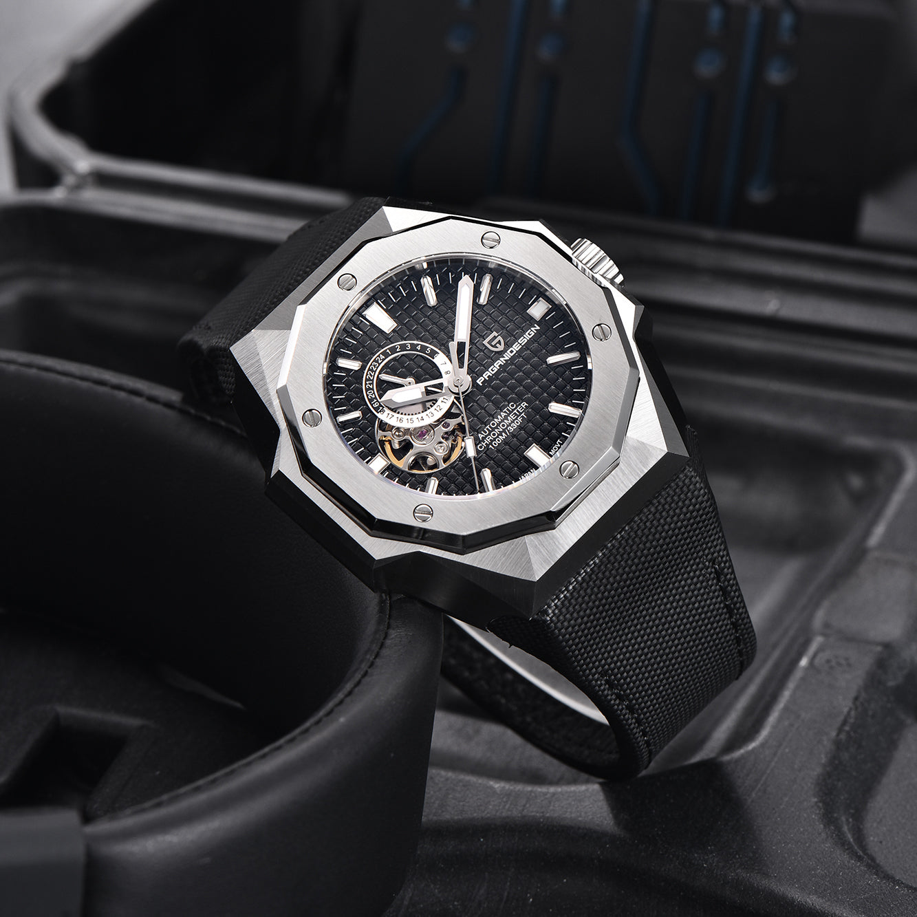 PAGANI DESIGN PD YS010 Men Automatic Watch Men Mechanical Wristwatch NH39A Movt Stainless steel sapphire glass Clock