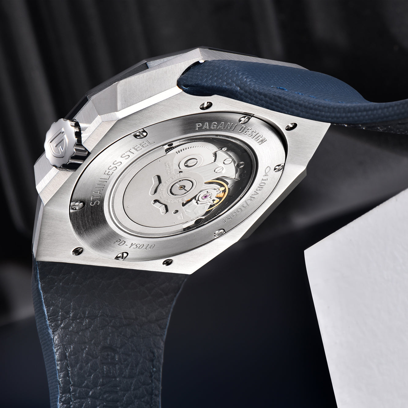 PAGANI DESIGN PD YS010 Men Automatic Watch Men Mechanical Wristwatch NH39A Movt Stainless steel sapphire glass Clock