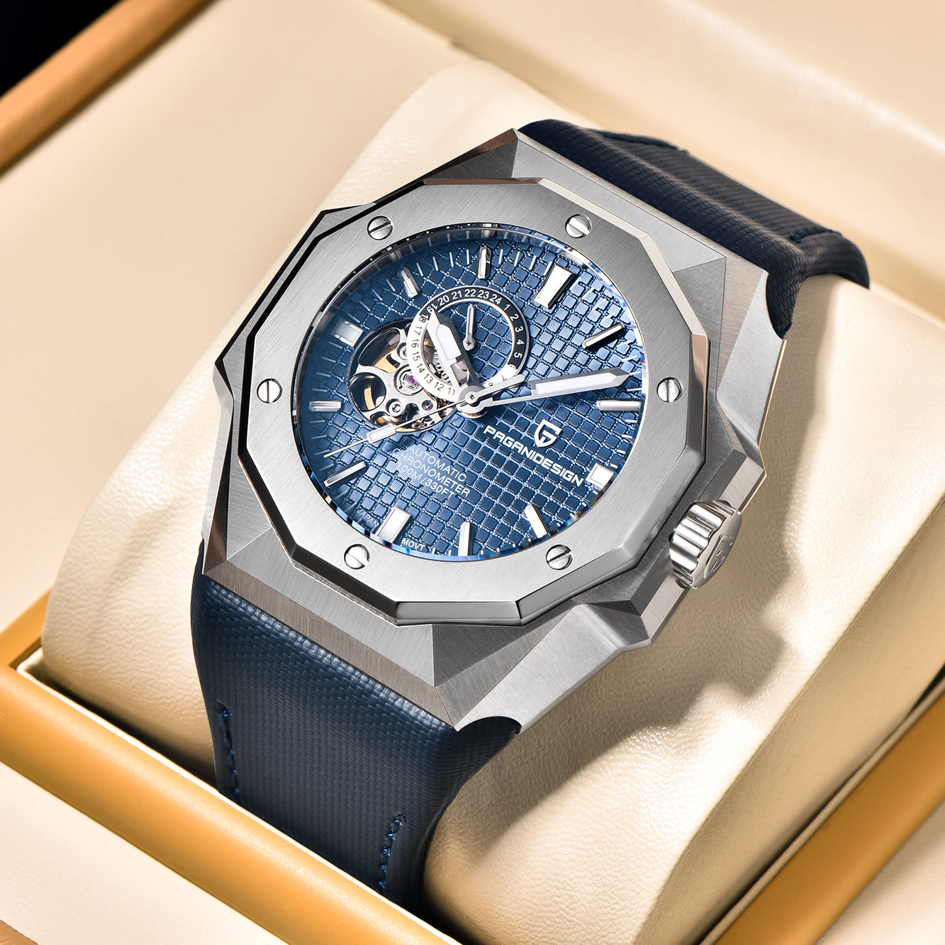 PAGANI DESIGN PD YS010 Men Automatic Watch Men Mechanical Wristwatch NH39A Movt Stainless steel sapphire glass Clock