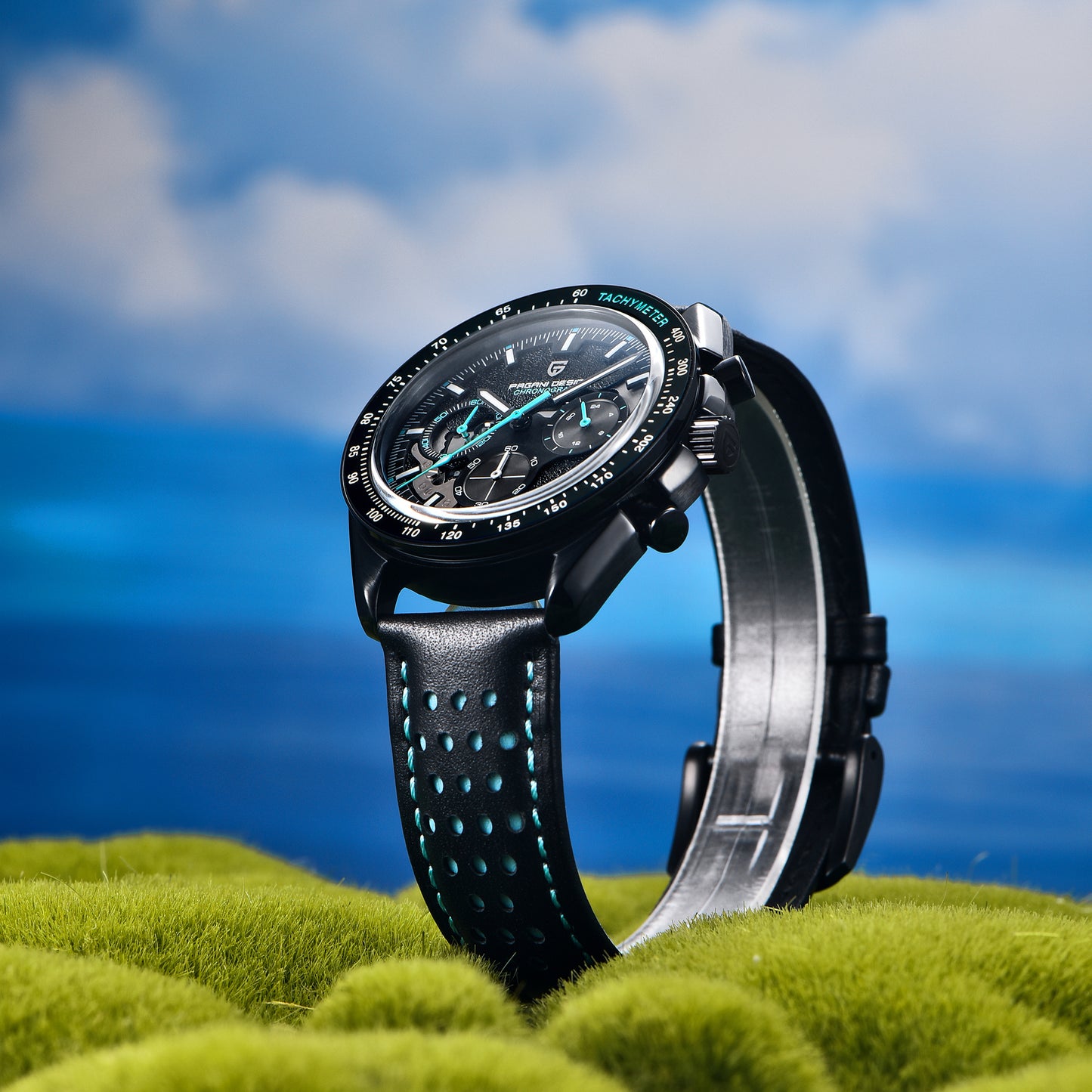 PAGANI DESIGN PD 1779Men's Quartz Watches New Release full Stainless Steel Waterproof Sports Chronograph Wrist Watch for Men