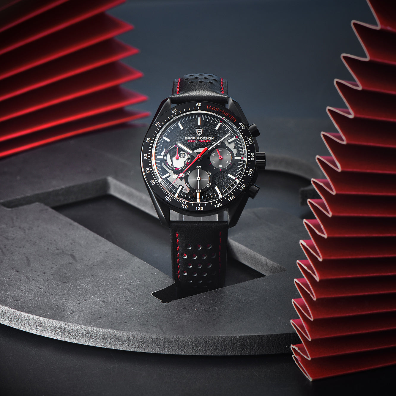 PAGANI DESIGN PD 1779Men's Quartz Watches New Release full Stainless Steel Waterproof Sports Chronograph Wrist Watch for Men