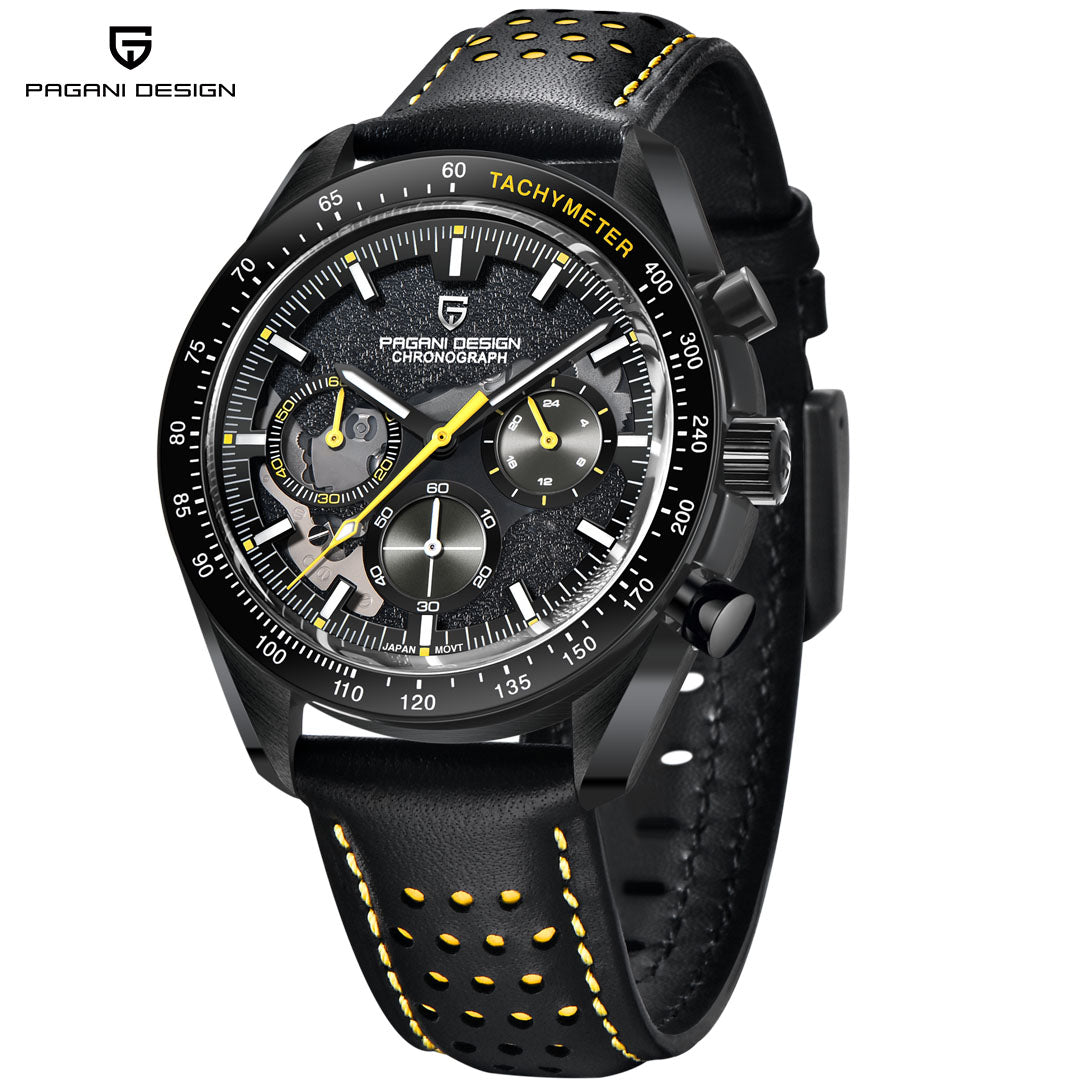 PAGANI DESIGN PD 1779Men's Quartz Watches New Release full Stainless Steel Waterproof Sports Chronograph Wrist Watch for Men