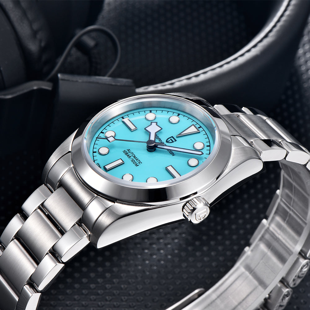PAGANI DESIGN PD 1716 Men's Automatic Mechanical Watch 36.5mm SEIKO NH35A Movement Stainless Steel Waterproof Wristwatch