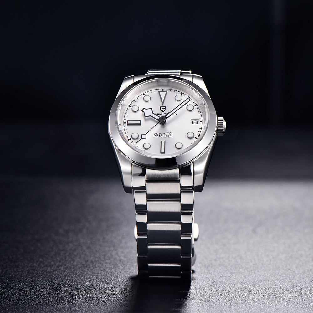 PAGANI DESIGN PD 1716 Men's Automatic Mechanical Watch 36.5mm SEIKO NH35A Movement Stainless Steel Waterproof Wristwatch