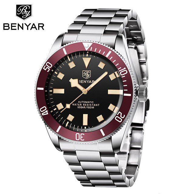 BENYAR BY 5179 Original Brand Men's Mechanical Watches 42MM Men Wristwatch 100M Waterproof Casual Business Wristwatc