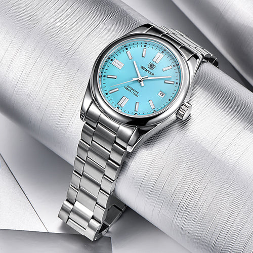 BENYAR BY 5185 Automatic Watch Mens Watches Top Brand Luxury 39MM Mechanical Wristwatch 100m Waterproof For Men Watch