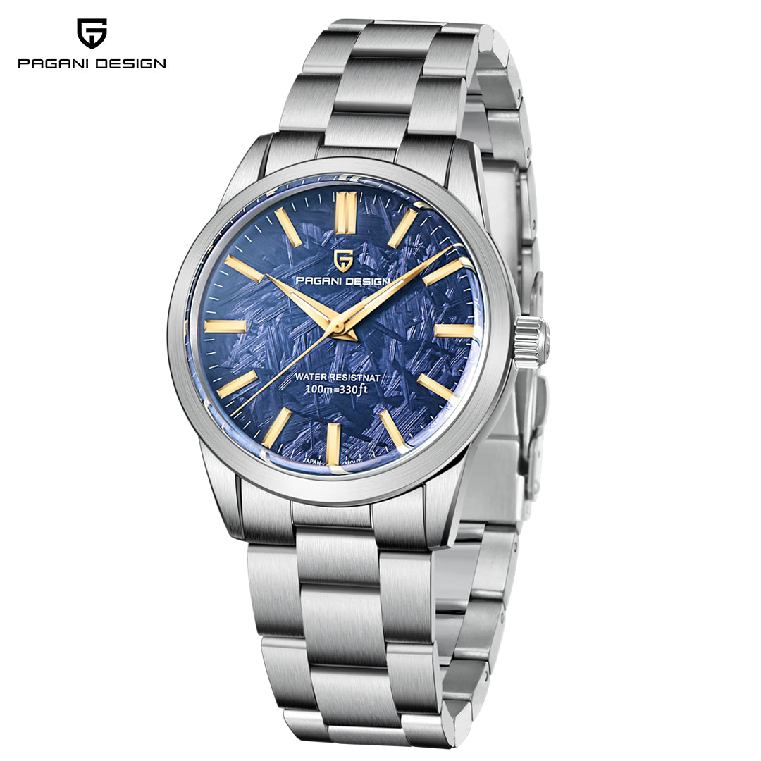 PAGANI DESIGN PD 1734 New 40MM Quartz Men's Watches full Stainless Steel Business Waterproof Wrist Watches for Men