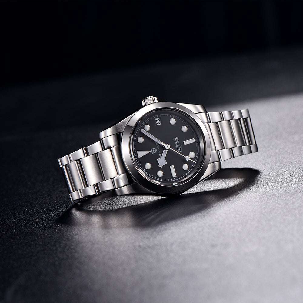 PAGANI DESIGN PD 1716 Men's Automatic Mechanical Watch 36.5mm SEIKO NH35A Movement Stainless Steel Waterproof Wristwatch