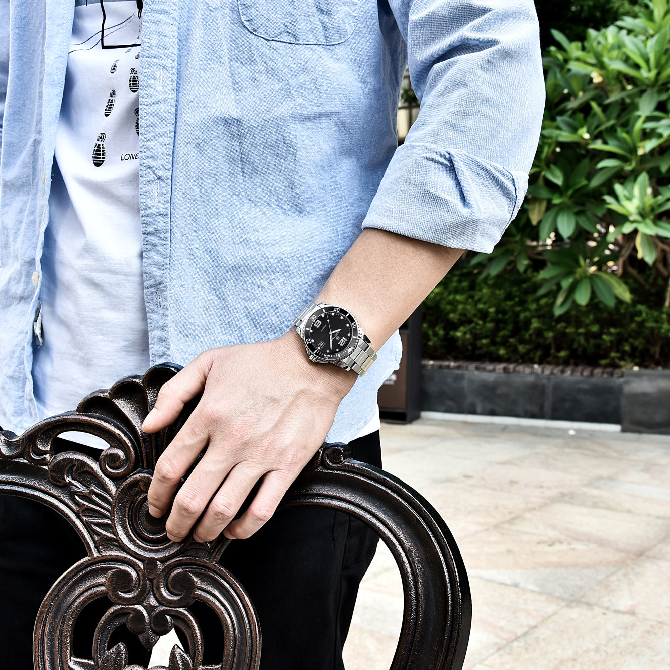 BENYAR BY-5121 New Men's Watch Stainless Steel Waterproof mechanical Luxury Watch 41mm Casual Fashion Automatic Watch