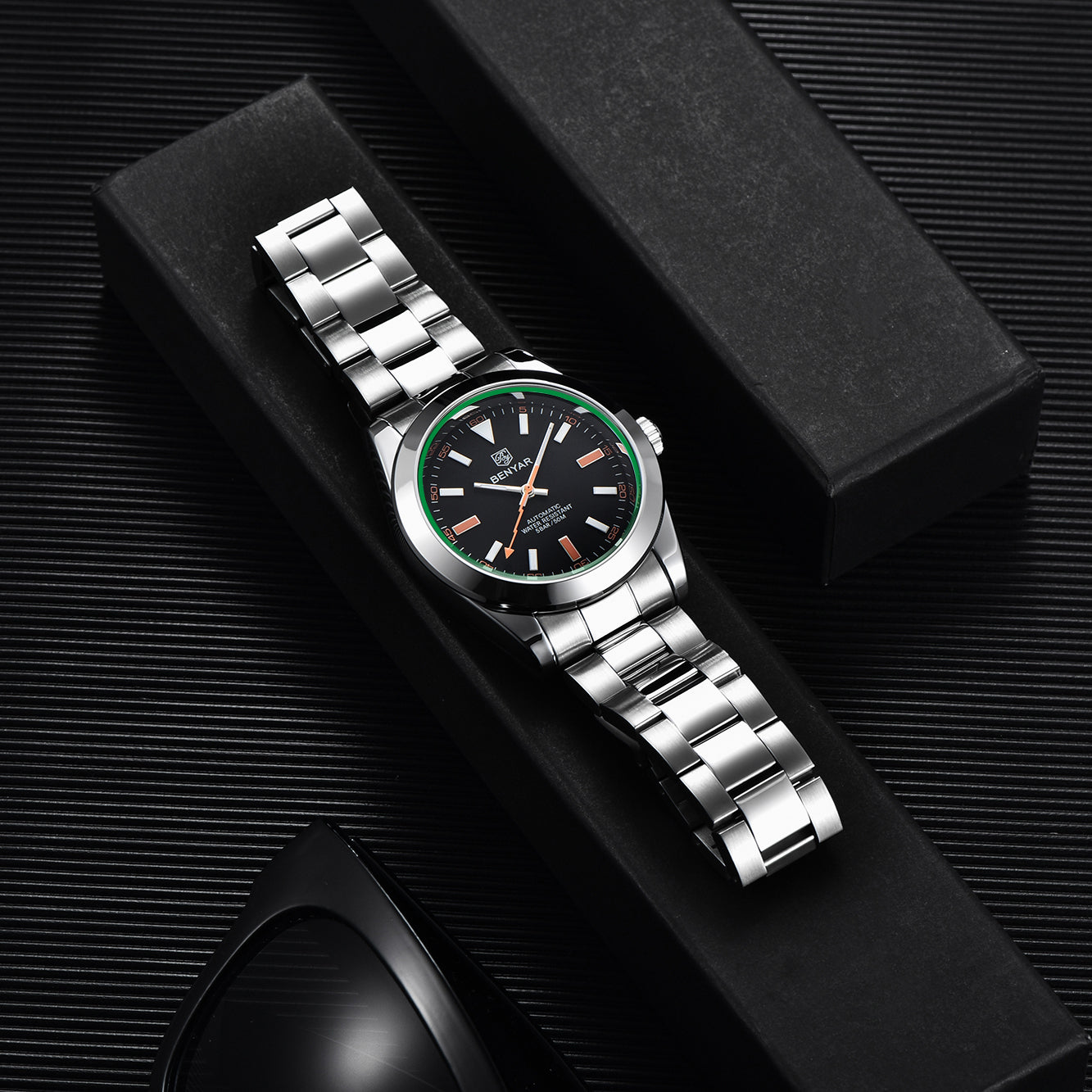 BENYAR BY 5176 Men Mechanical Watches Sapphire Luxury Brand 41MM Automatic watch men 100M Waterproof Sport watch