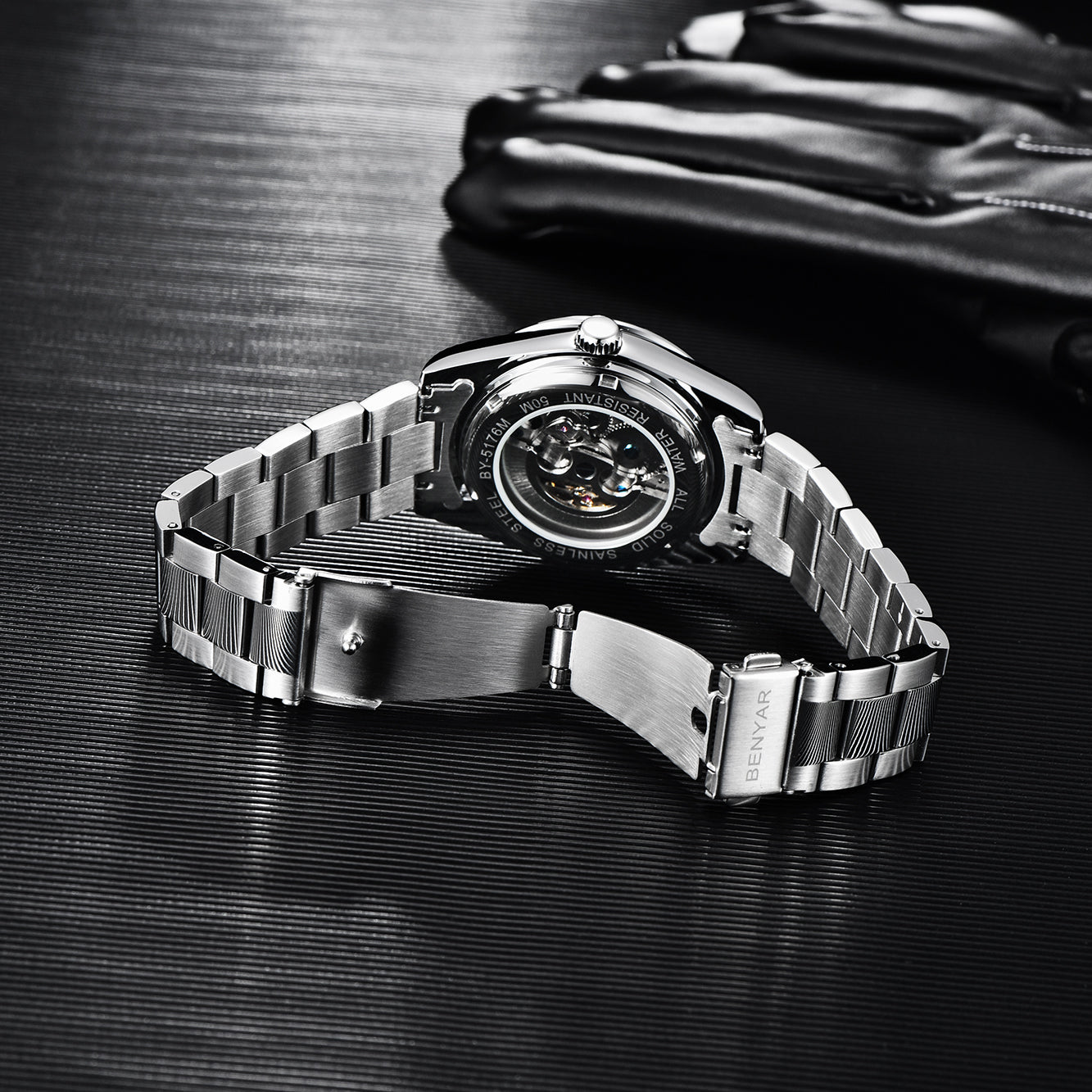 BENYAR BY 5176 Men Mechanical Watches Sapphire Luxury Brand 41MM Automatic watch men 100M Waterproof Sport watch