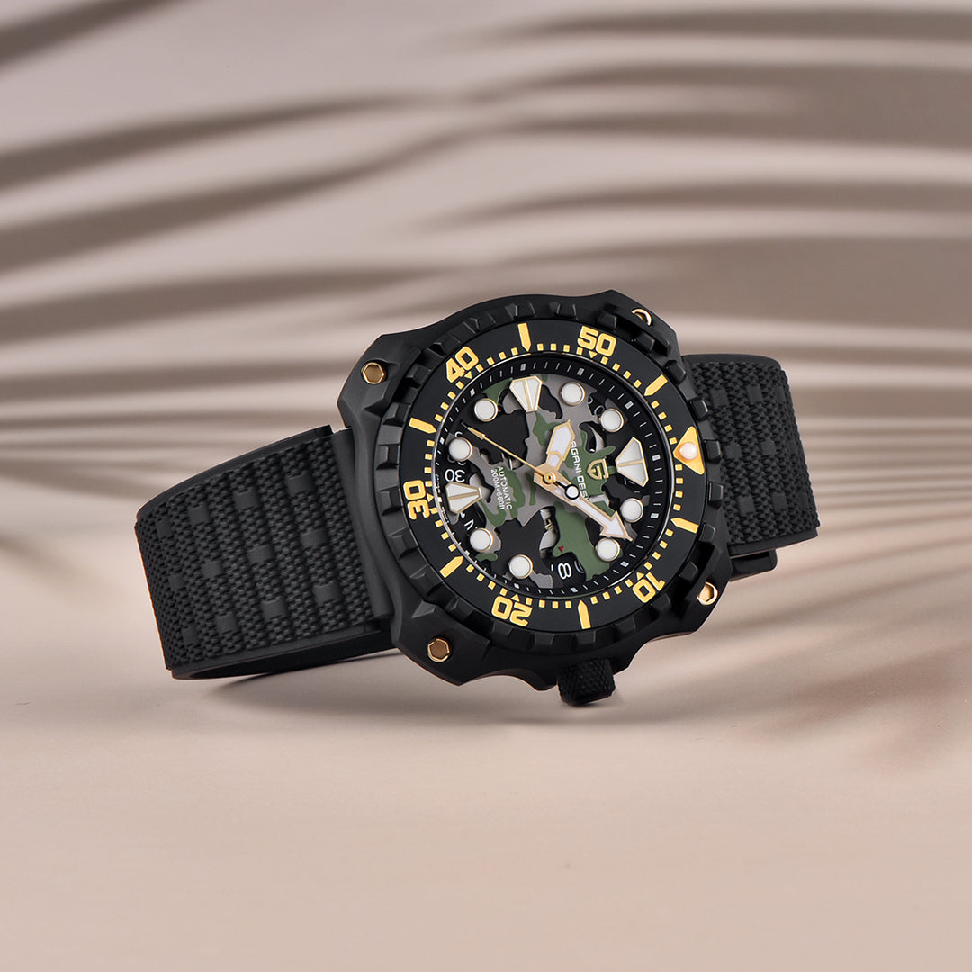 PAGANI DESIGN PD-YN009 Men's Automatic Watches 41MM Unique Stainless Steel Waterproof Mechanical Wrist Watches for Men NH35A