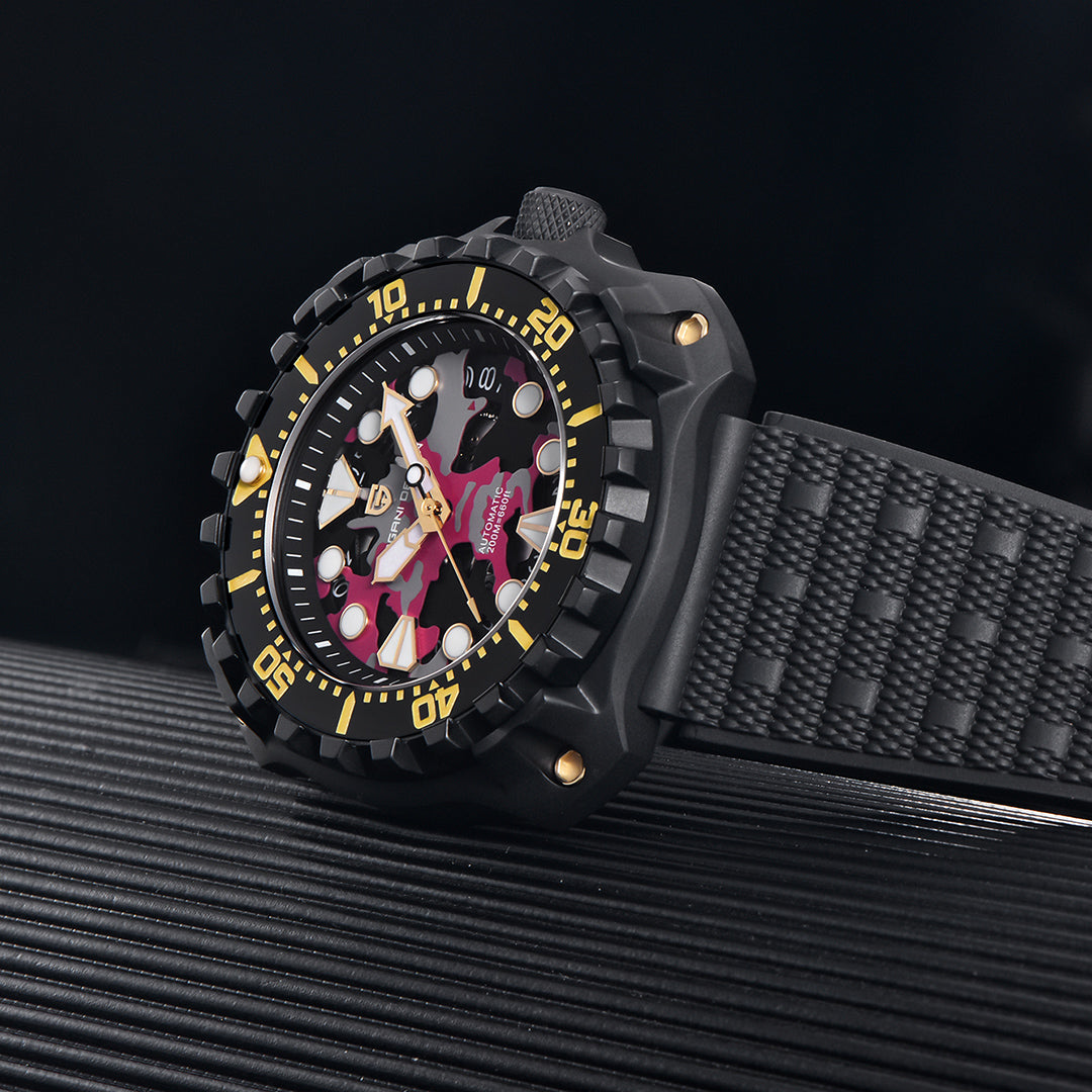 PAGANI DESIGN PD-YN009 Men's Automatic Watches 41MM Unique Stainless Steel Waterproof Mechanical Wrist Watches for Men NH35A