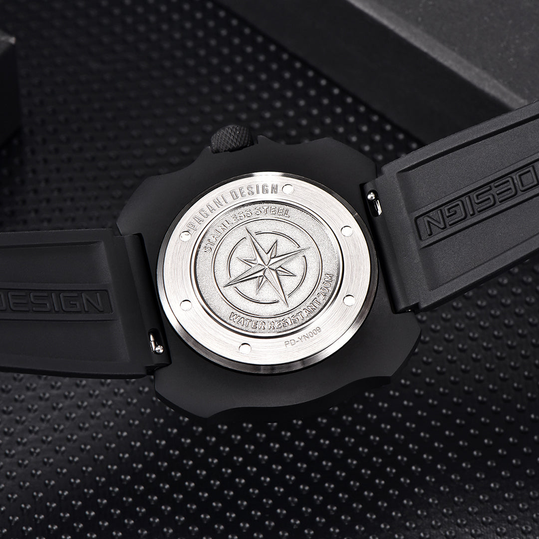 PAGANI DESIGN PD-YN009 Men's Automatic Watches 41MM Unique Stainless Steel Waterproof Mechanical Wrist Watches for Men NH35A