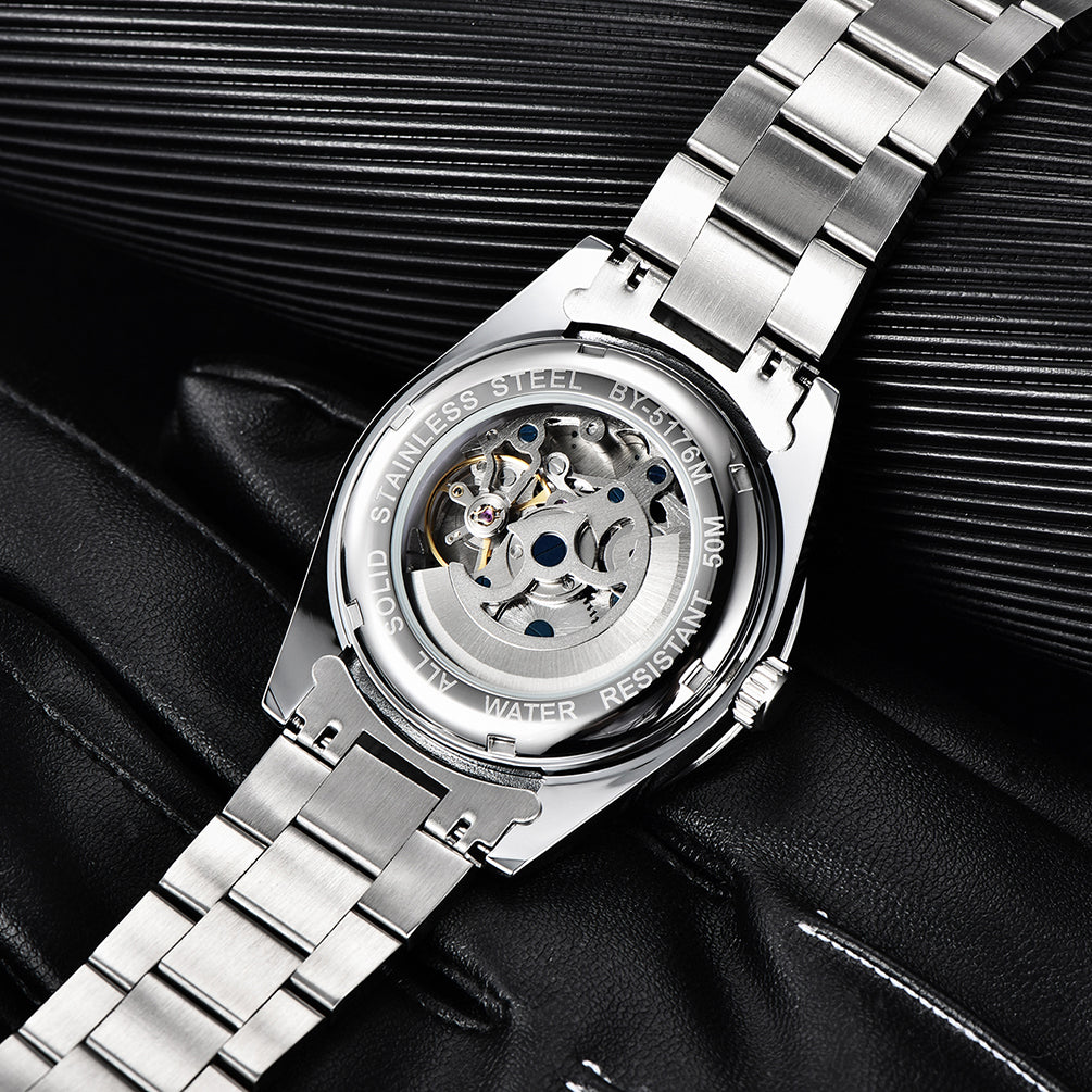 BENYAR BY 5177 New Automatic Men Watches Top Brand Waterproof Luxury 41mm Men Mechanical Wristwatch Stainless Steel