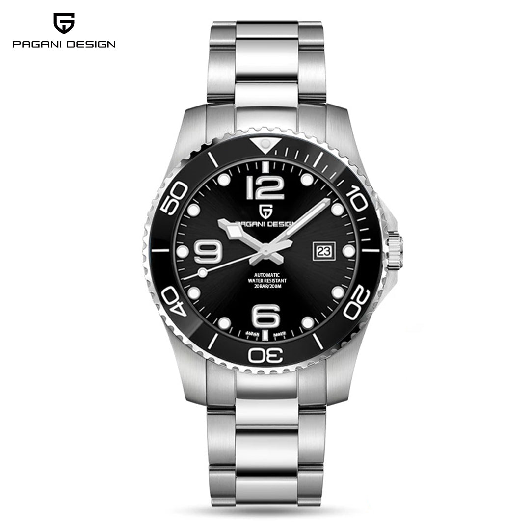 PAGANI DESIGN PD 1702 Men's Automatic Watches 42MM Mechanical Stainless Steel Japanese Movement Self Winding Business Waterproof Wristwatch