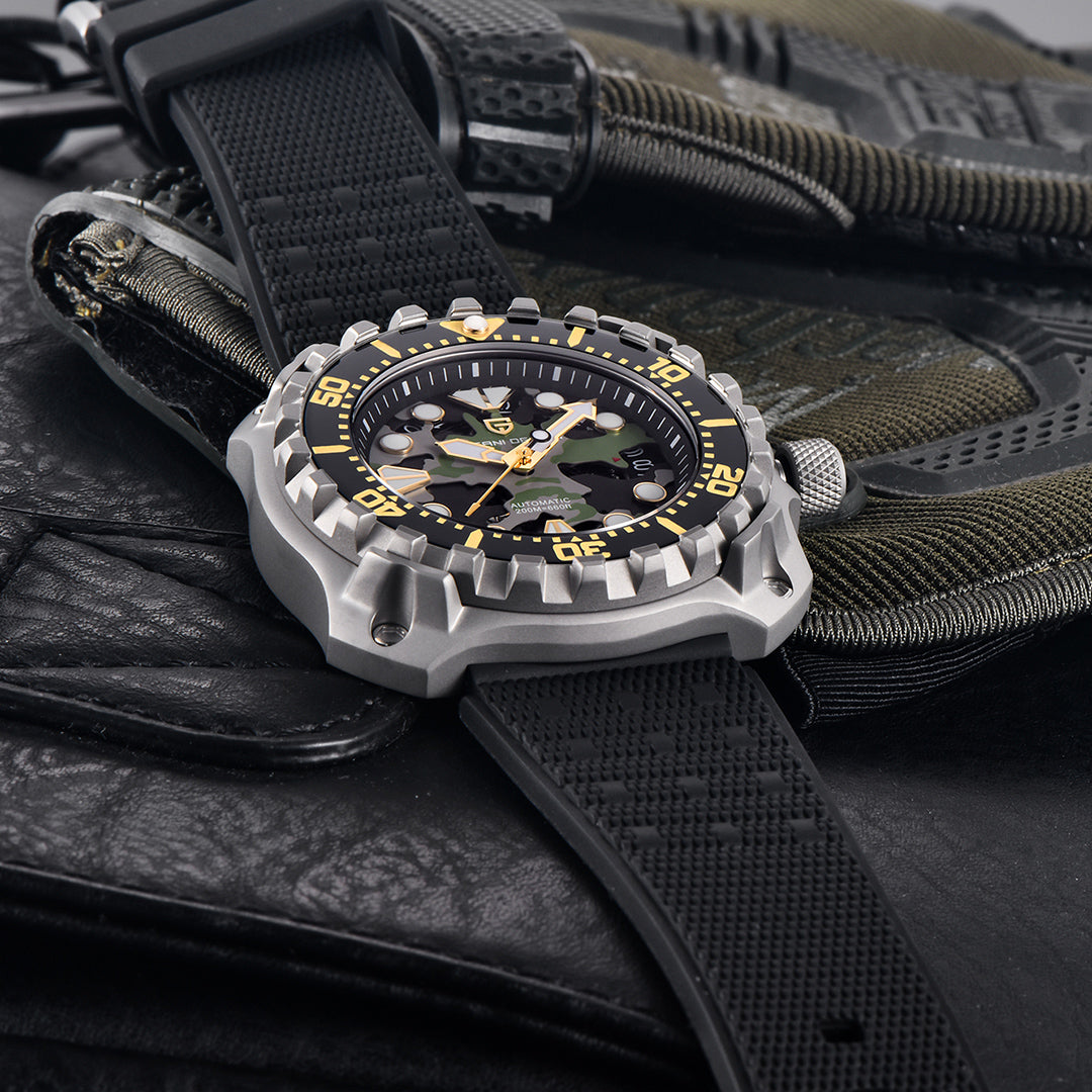 PAGANI DESIGN PD-YN009 Men's Automatic Watches 41MM Unique Stainless Steel Waterproof Mechanical Wrist Watches for Men NH35A
