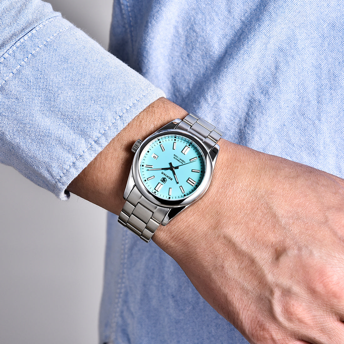 BENYAR BY 5185 Automatic Watch Mens Watches Top Brand Luxury 39MM Mechanical Wristwatch 100m Waterproof For Men Watch