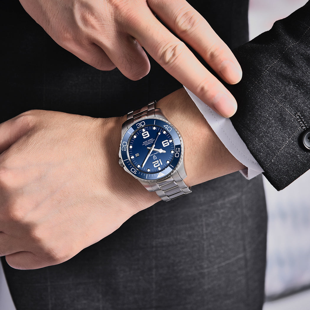 PAGANI DESIGN PD 1702 Men's Automatic Watches 42MM Mechanical Stainless Steel Japanese Movement Self Winding Business Waterproof Wristwatch