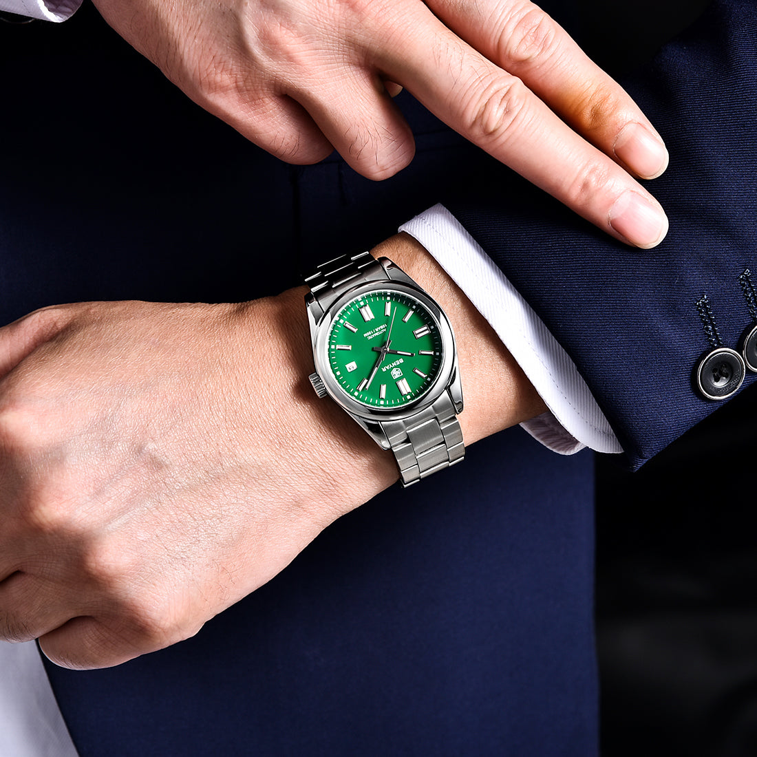 BENYAR BY 5185 Automatic Watch Mens Watches Top Brand Luxury 39MM Mechanical Wristwatch 100m Waterproof For Men Watch