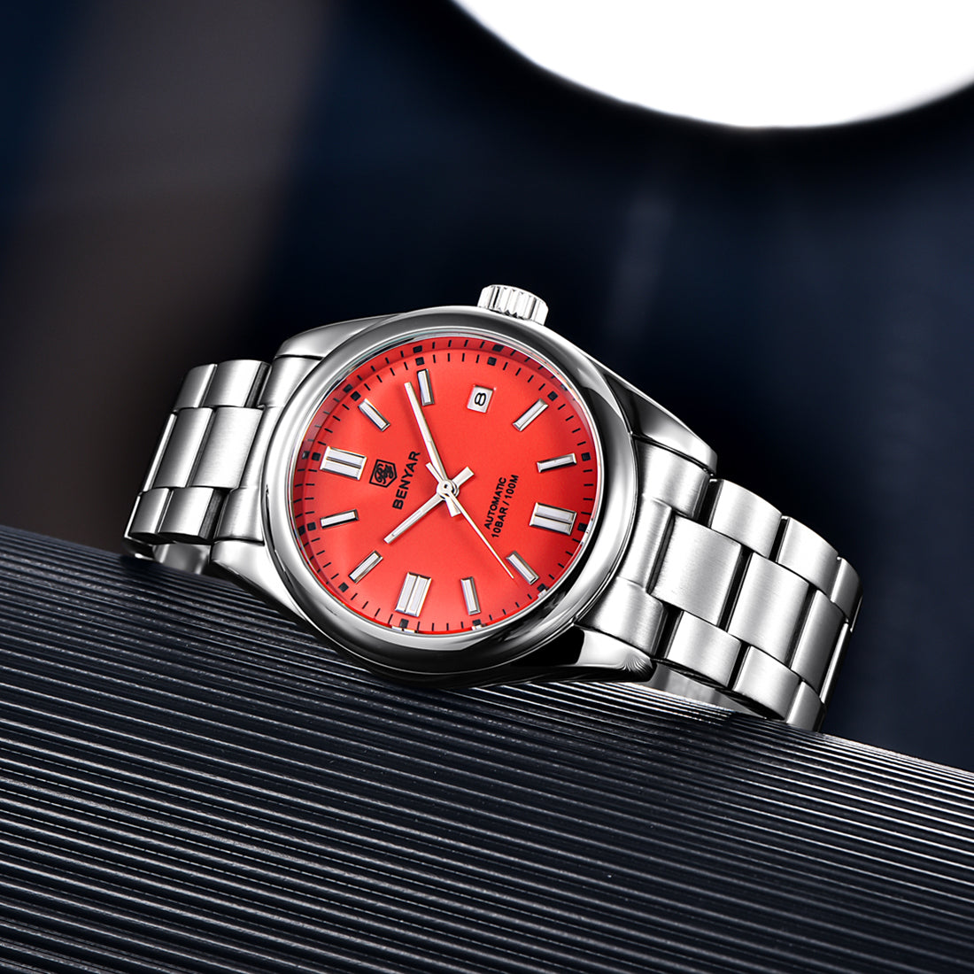 BENYAR BY 5185 Automatic Watch Mens Watches Top Brand Luxury 39MM Mechanical Wristwatch 100m Waterproof For Men Watch