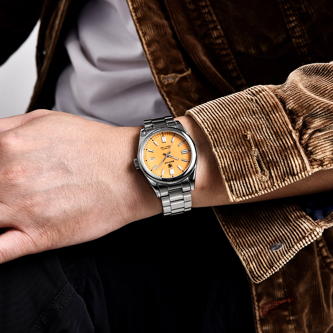 BENYAR BY 5185 Automatic Watch Mens Watches Top Brand Luxury 39MM Mechanical Wristwatch 100m Waterproof For Men Watch