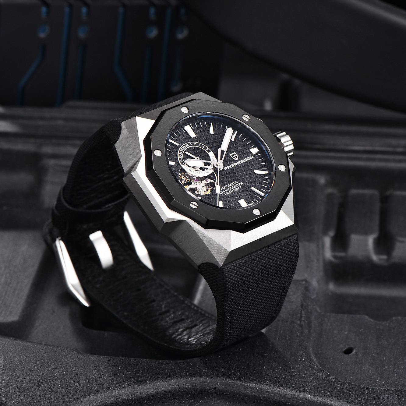 PAGANI DESIGN PD YS010 Men Automatic Watch  Men Mechanical Wristwatch NH39A Movt Stainless steel sapphire glass Clock