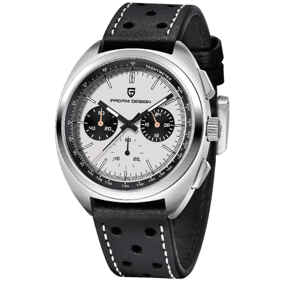 PAGANI DESIGN PD1782 Men's Quartz Watches Chronograph Stainless Steel 40mm Sports Wrist Watch for Men