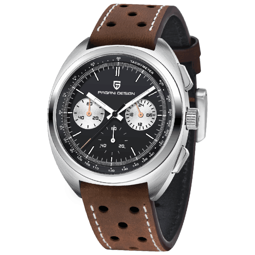 PAGANI DESIGN PD1782 Men's Quartz Watches Chronograph Stainless Steel 40mm Sports Wrist Watch for Men