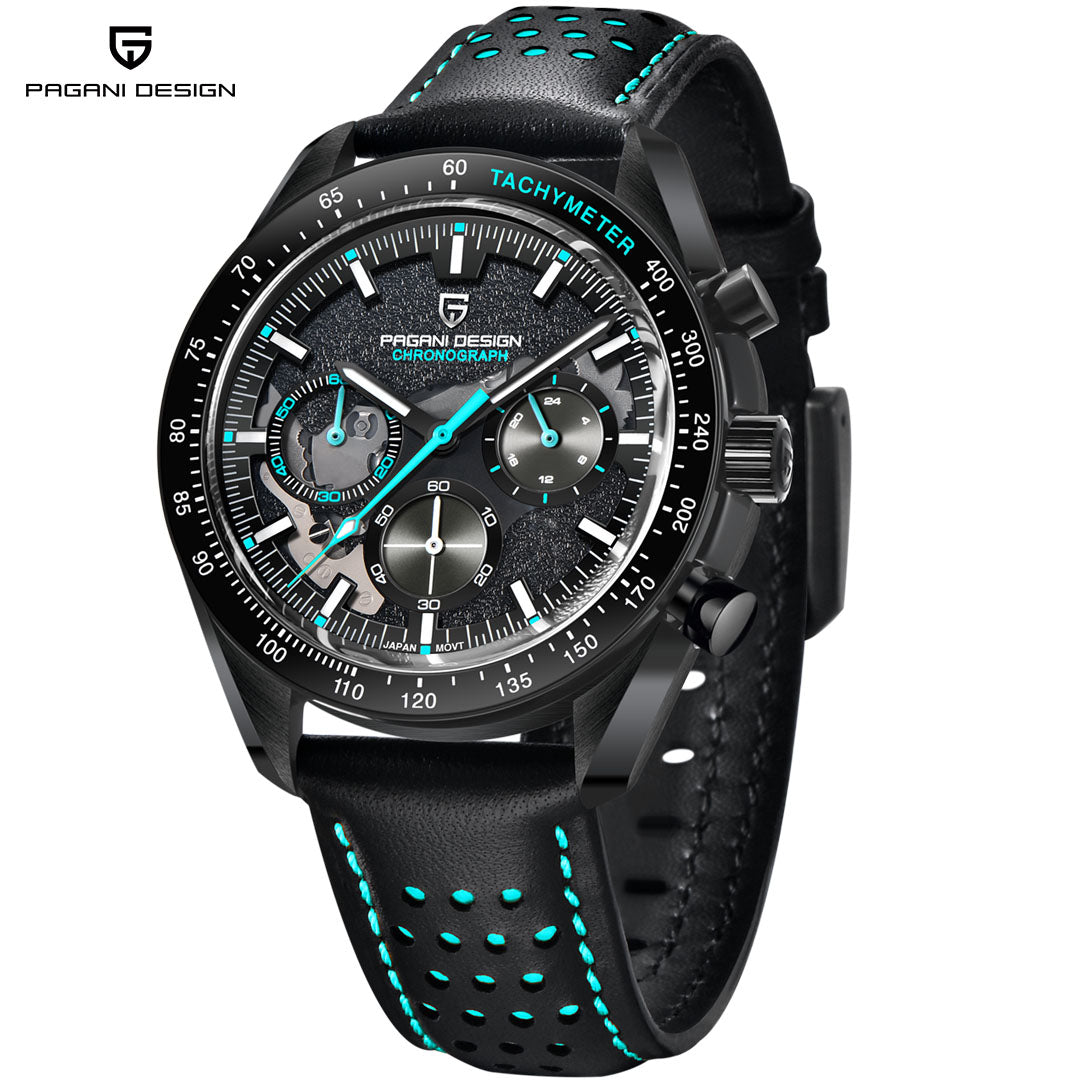 PAGANI DESIGN  PD 1779Men's Quartz Watches New Release full Stainless Steel Waterproof Sports Chronograph Wrist Watch for Men