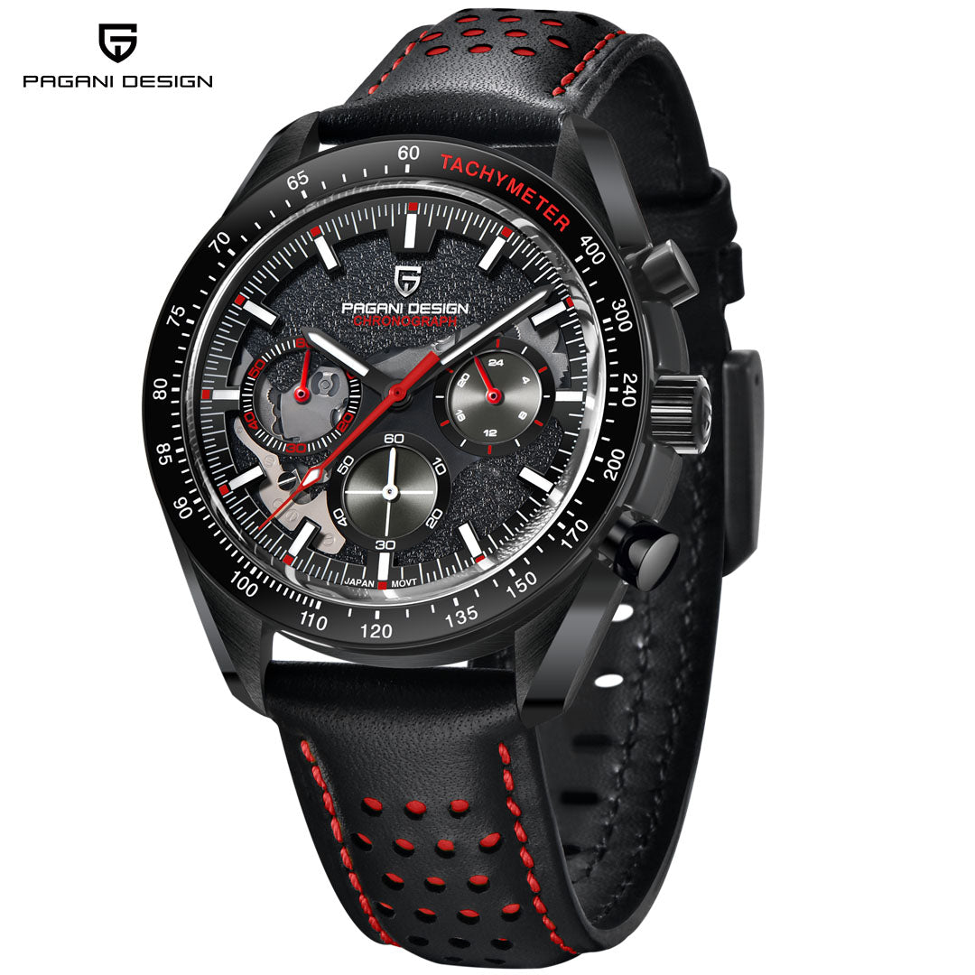 PAGANI DESIGN  PD 1779Men's Quartz Watches New Release full Stainless Steel Waterproof Sports Chronograph Wrist Watch for Men