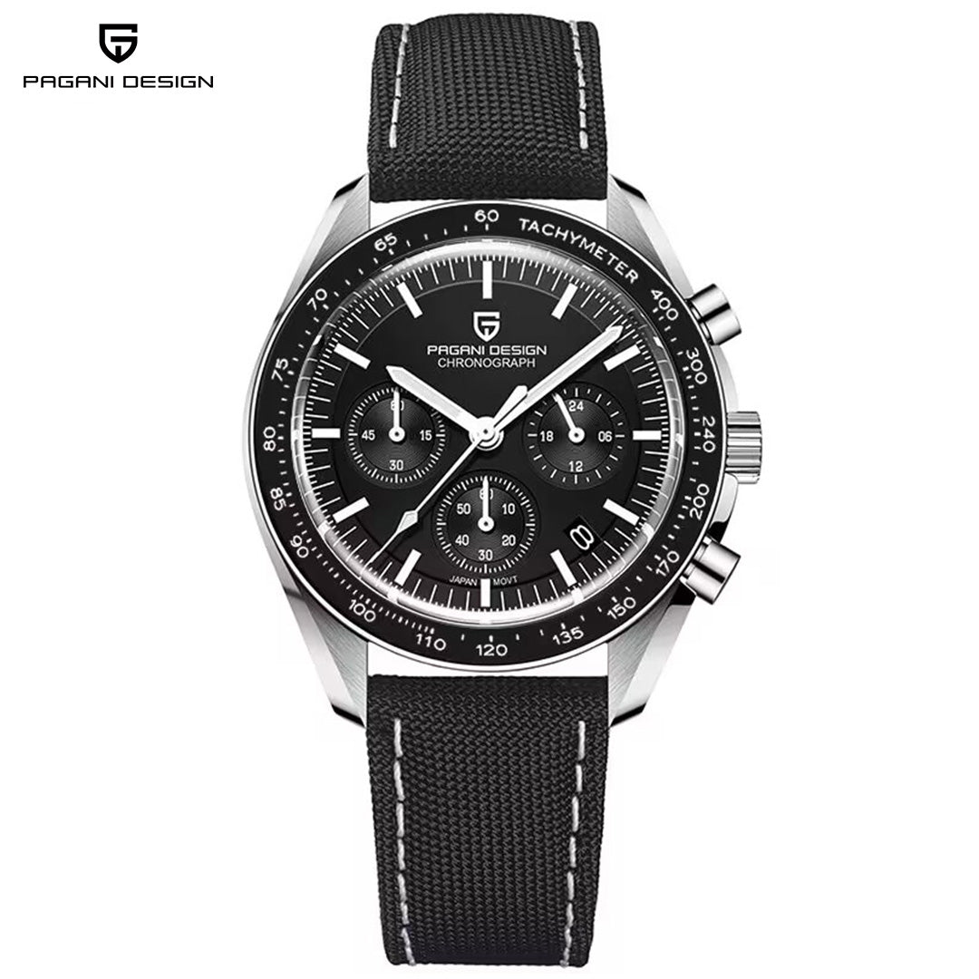 PAGANI DESIGN PD1701 Men's Quartz Watches 40mm New full Stainless Steel Waterproof Sports Chronometer Wrist Watch Sapphire Dial Glass