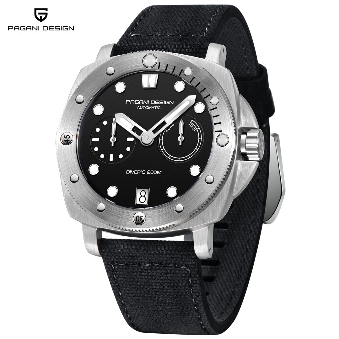 PAGANI DESIGN PD1767 Men's Automatic Watches 41mm Stainless Steel Unique Waterproof Mechanical Sports Wrist Watch for Men Sapphire Glass With AR Coating