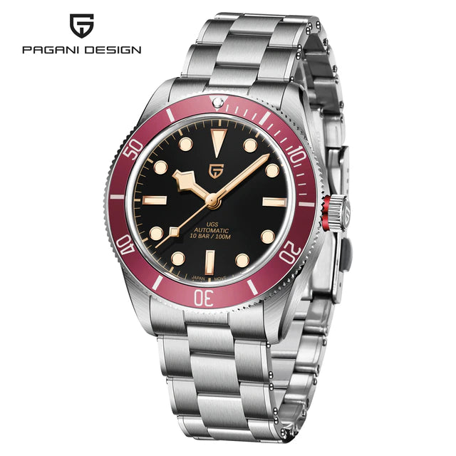 PAGANI DESIGN PD1671 Men's Fully Automatic 42mm NH35A Mechanical Wristwatch Business Men's Waterproof Automatic Watch
