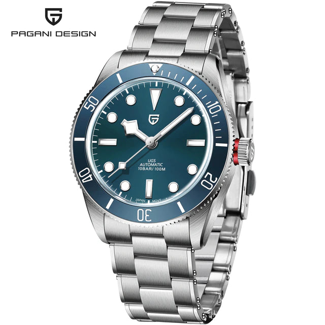 PAGANI DESIGN PD1671 Men's Fully Automatic 42mm NH35A Mechanical Wristwatch Business Men's Waterproof Automatic Watch